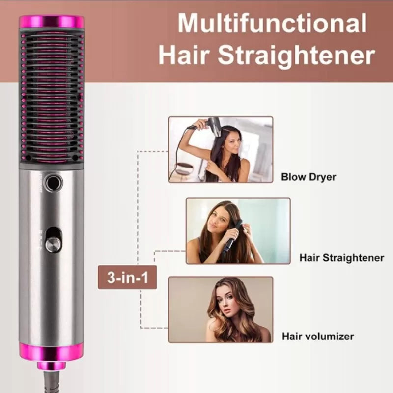 3in1 Hair Straightener Brush