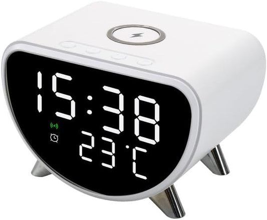 Wireless Charging Desk Clock