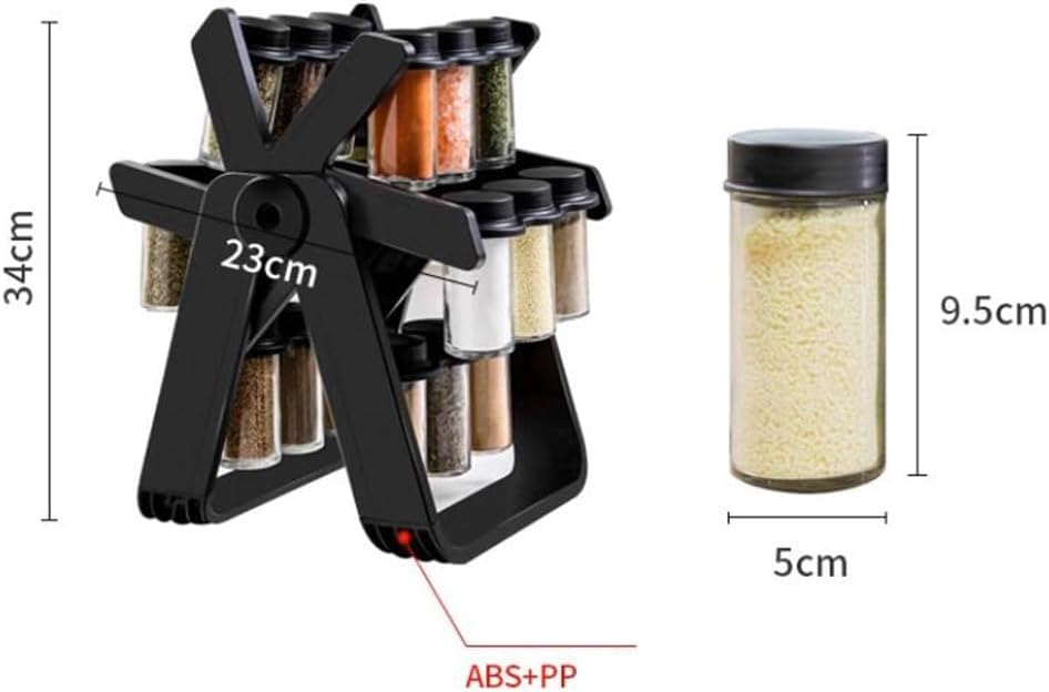 18 PCs Rotating Spice Rack