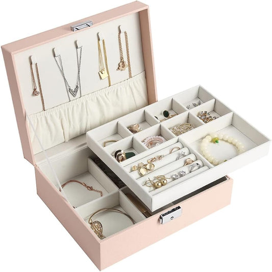 Jewellery Box Large- Pink