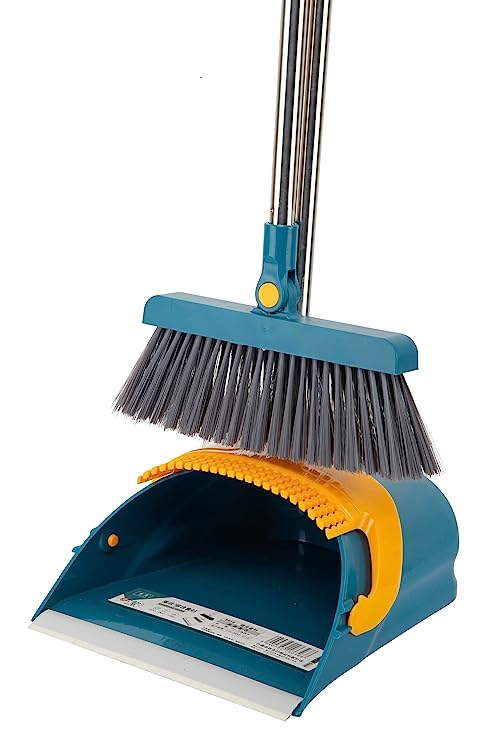 Attachable Broom With Dustpan
