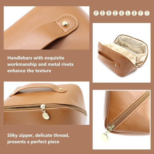 Leather Cosmetic Pouch