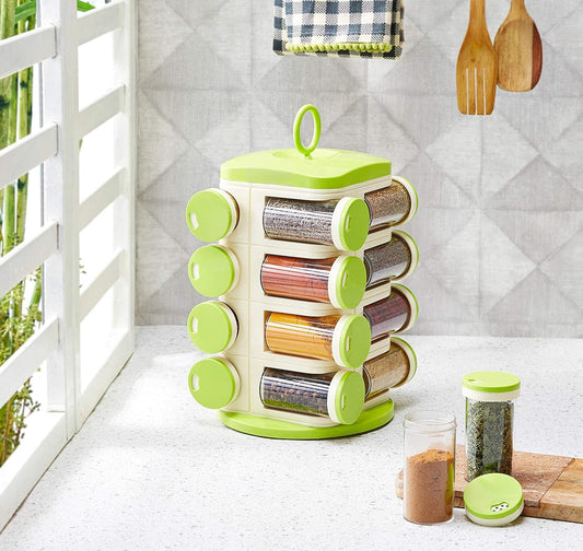 Rotating Spice Rack - 16 Pieces