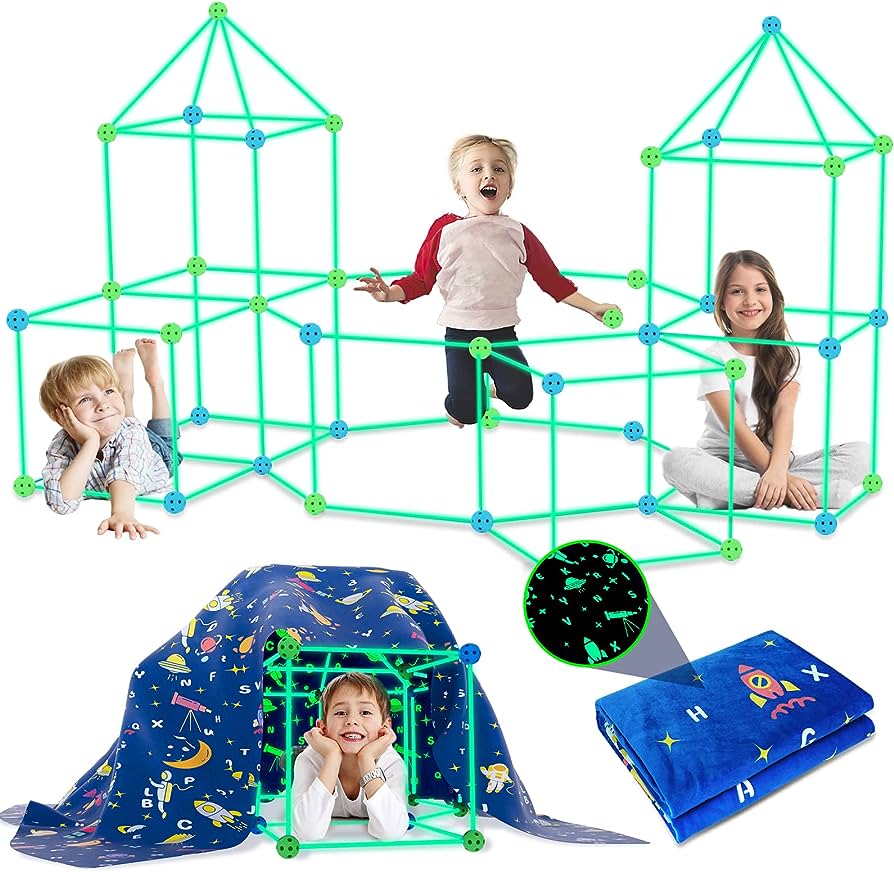 Kids Construction Fort Building Kit