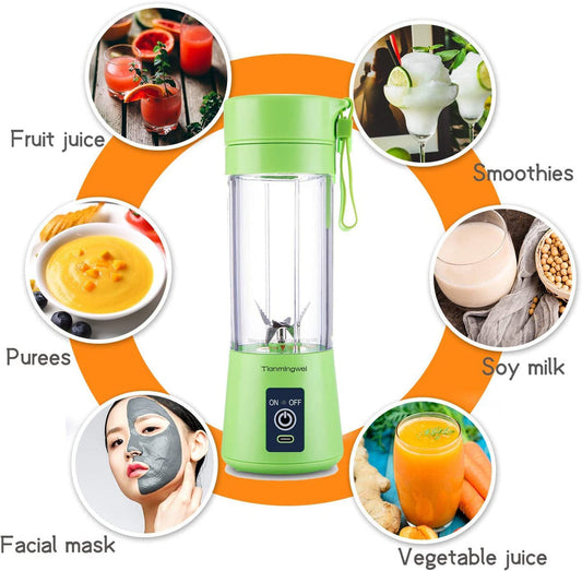 6 Blades Portable Blender - Rechargeable