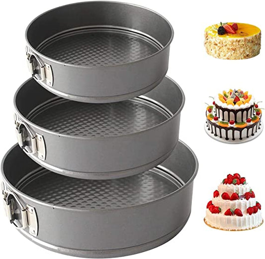 Set of 3 Nonstick Cake Pan