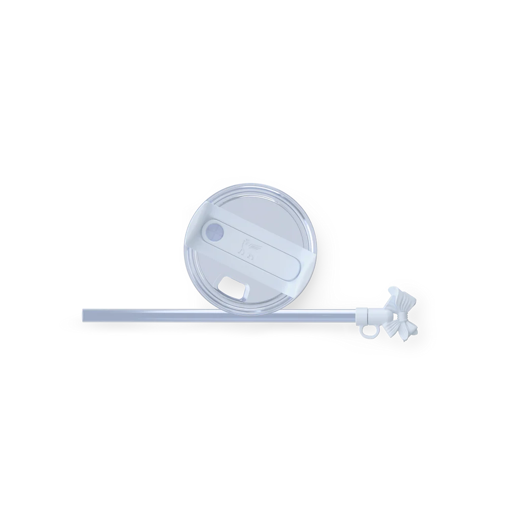 Mini Stanley Quencher H2.0 Tumbler 20 oz - LoveShackFancy Holiday Gentian Blue