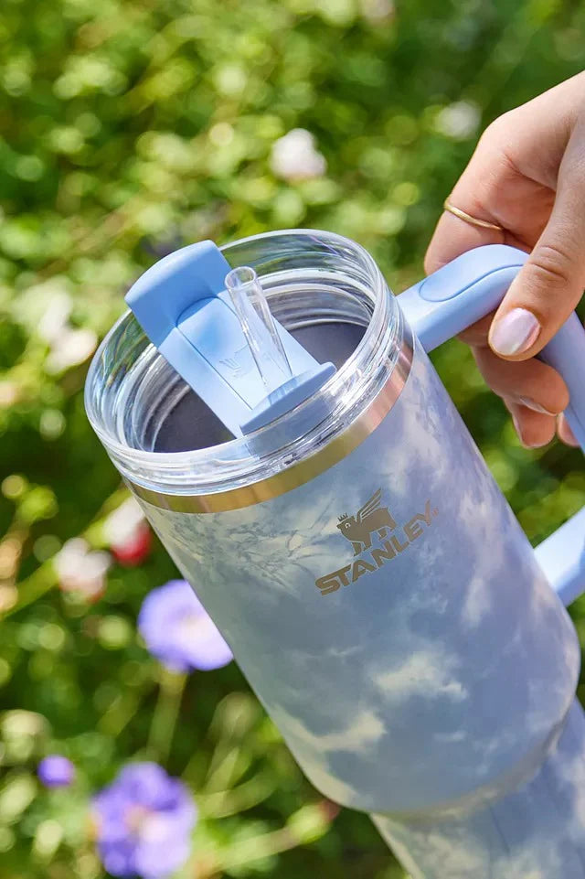 Stanley Quencher H2.0 Tumbler 40 oz - Ocean Tie Dye
