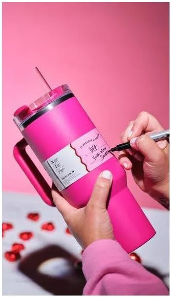 Stanley Quencher H2.0 Tumbler 40 oz - Cosmo Pink