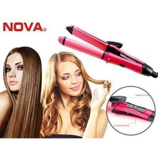 2 in 1 Hair Straight Curl