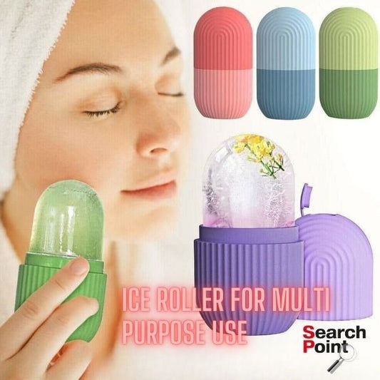 Face Roller Silicone Facial Cube – 3D Massage & Depuffing