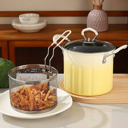 3L Deep Frying Pot With Strainer