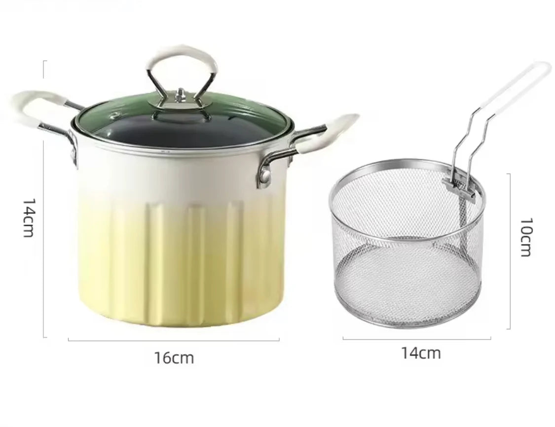 3L Deep Frying Pot With Strainer