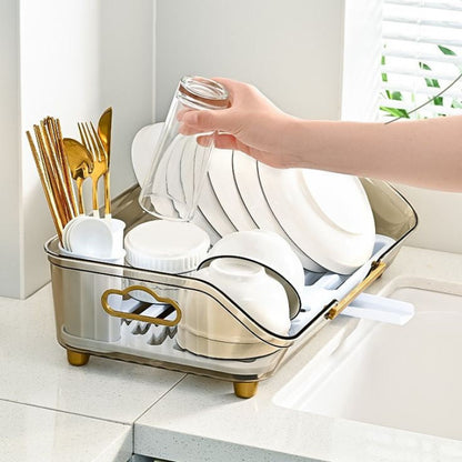 Acrylic Luxury Dish Drain Rack