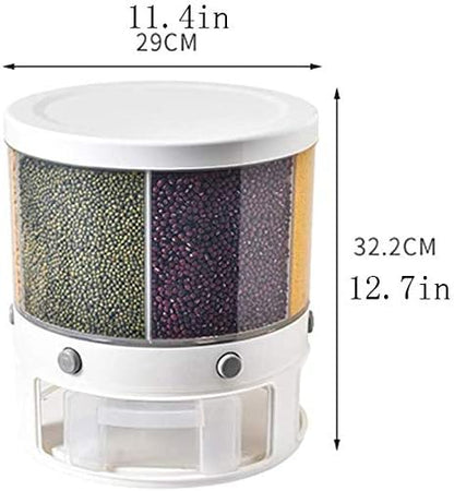 6 Partition Cereal Dispenser