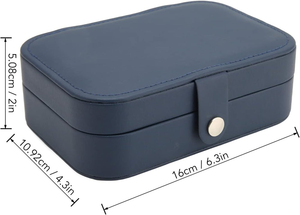 Double Layer Jewellery Box- Navy Blue