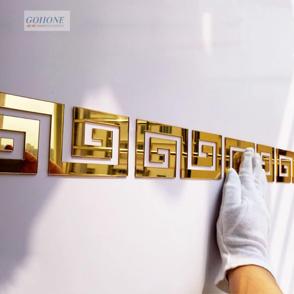 Acrylic With Adhesive Wall Decorator, (10 pcs)