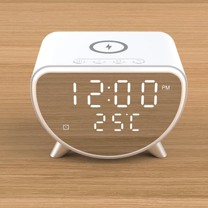 Wireless Charging Desk Clock