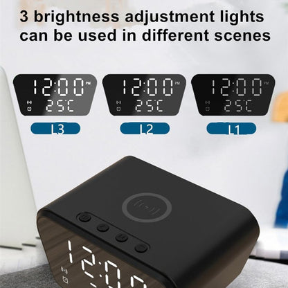 Wireless Charging Desk Clock