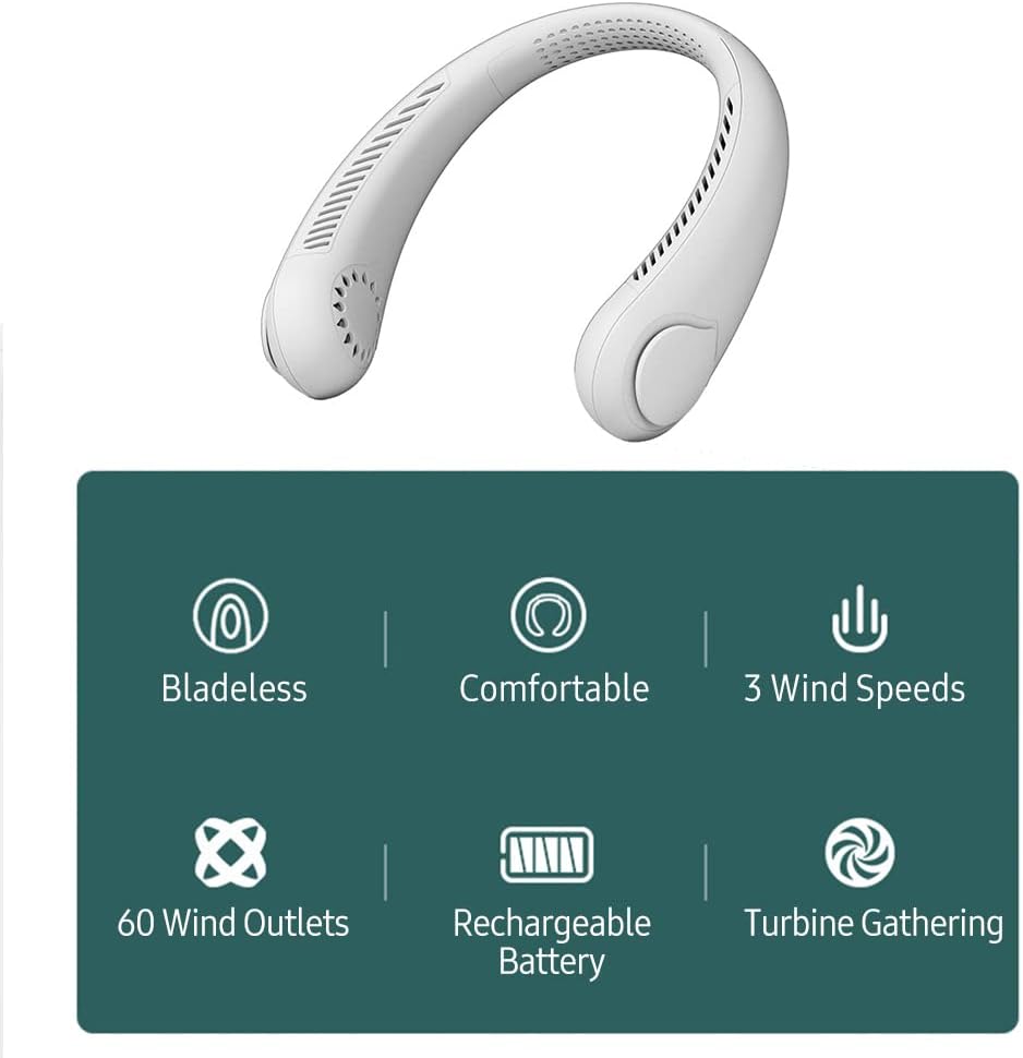 Portable Hanging Neck Fan