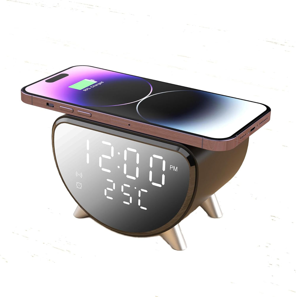 Wireless Charging Desk Clock
