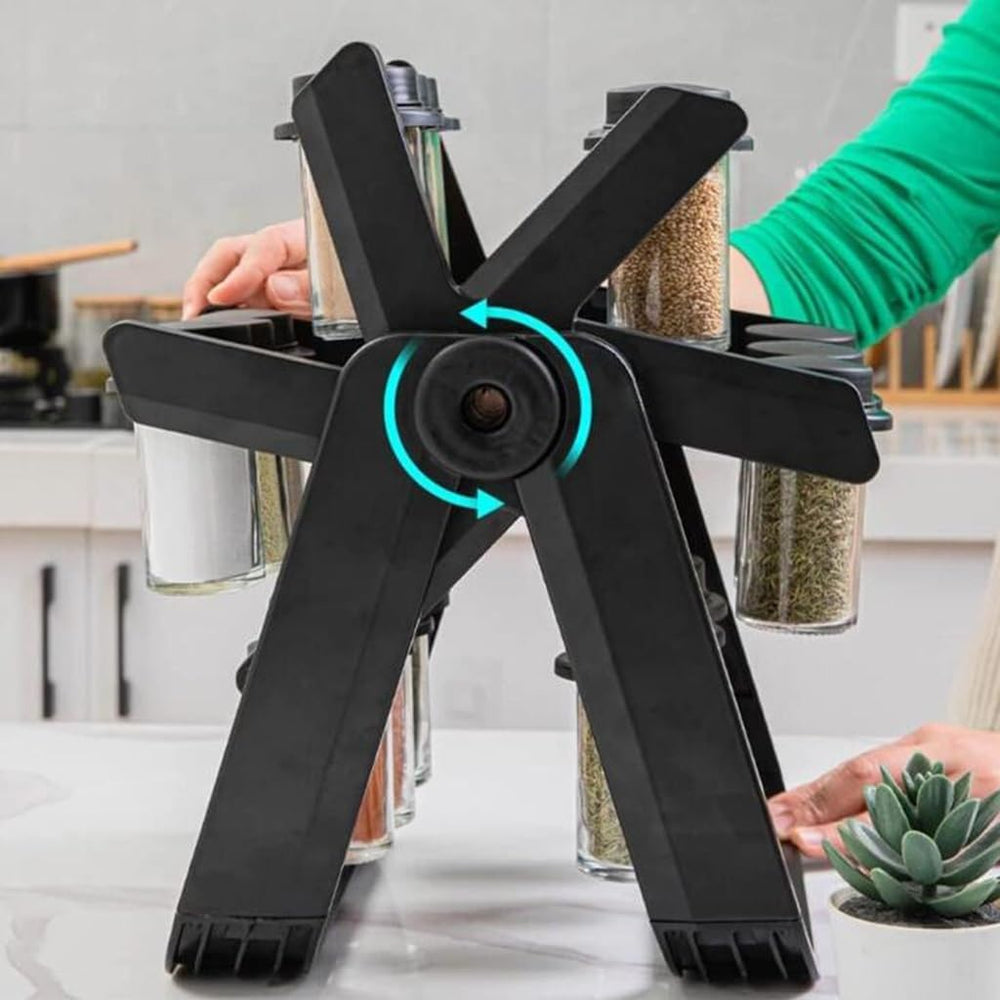 18 PCs Rotating Spice Rack