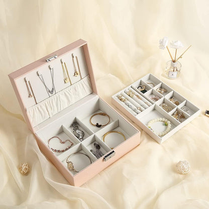 Jewellery Box Large- Pink