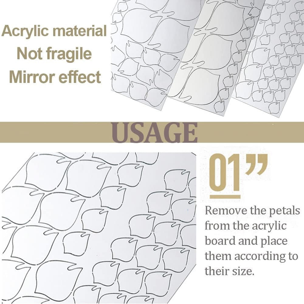 Flower Wall Stickers 3D