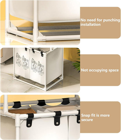 Dirty Clothes Laundry Basket - Random Color