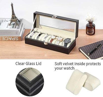 6 Slots Watch Box