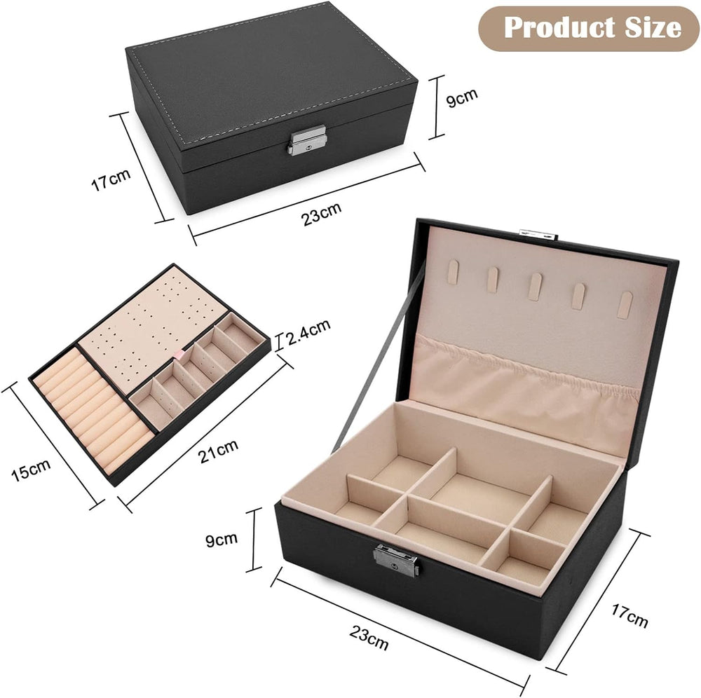 Jewellery Box Large- Black