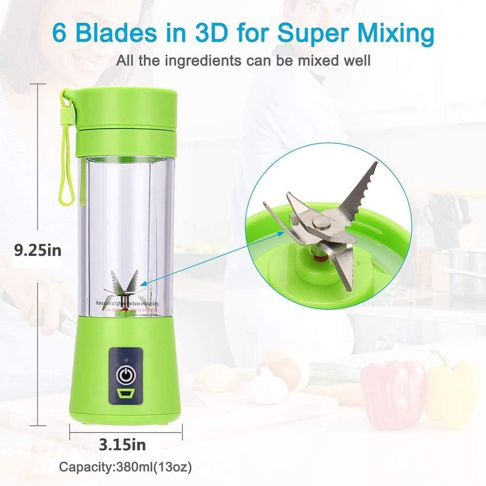 6 Blades Portable Blender - Rechargeable