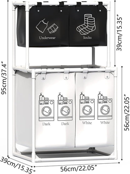 Dirty Clothes Laundry Basket - Random Color