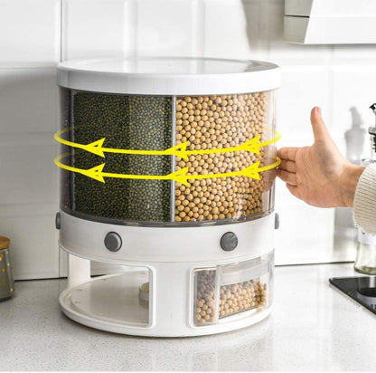 6 Partition Cereal Dispenser