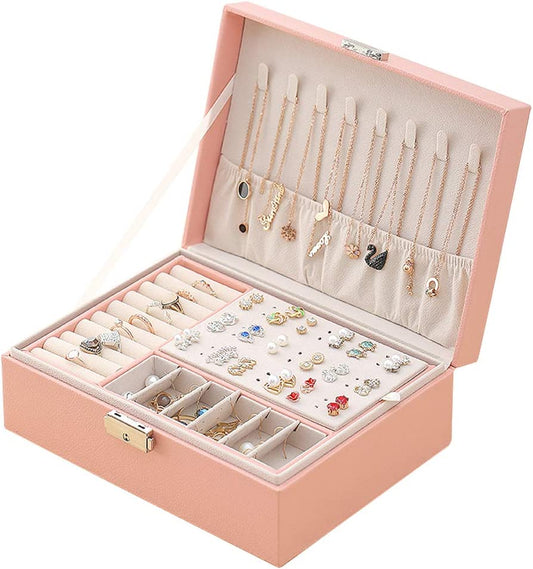 Jewellery Box Large- Pink