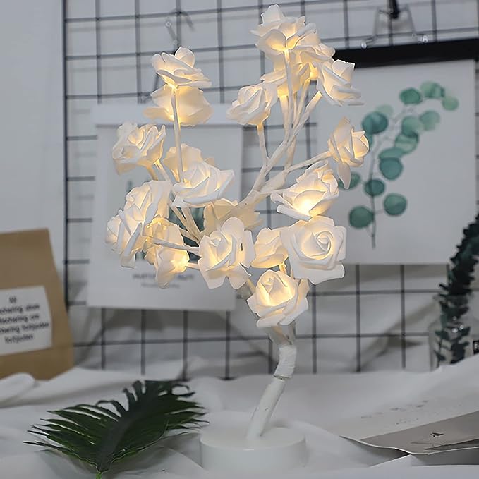 White Flower Lamp