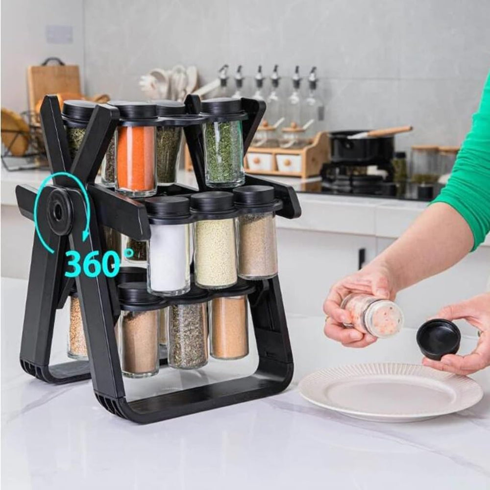 18 PCs Rotating Spice Rack