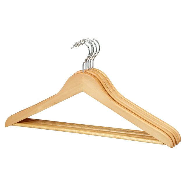 Pack Of 6 Wooden Hangers