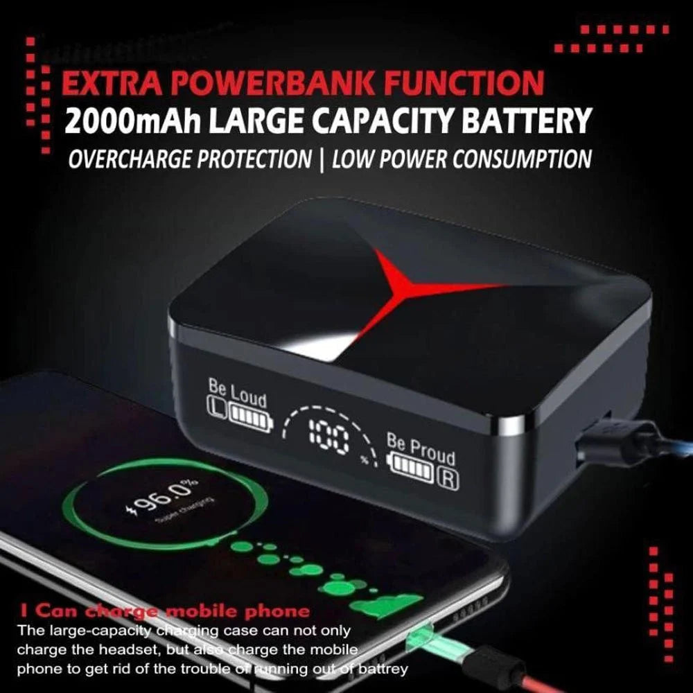 M90 Pro TWS Wireless Bluetooth Headphones