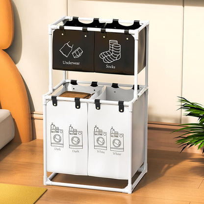 Dirty Clothes Laundry Basket - Random Color