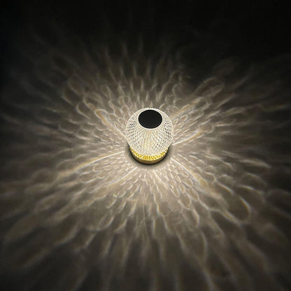 Round Crystal Table Lamp