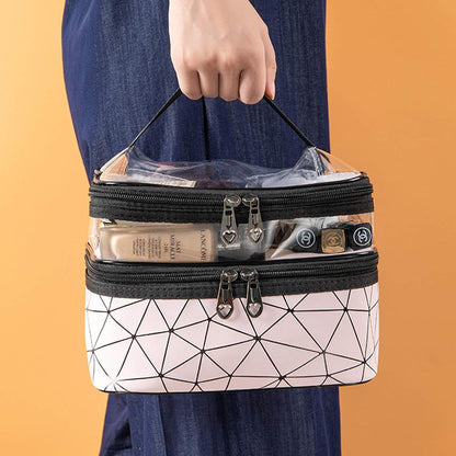 Double Layer Makeup Bag