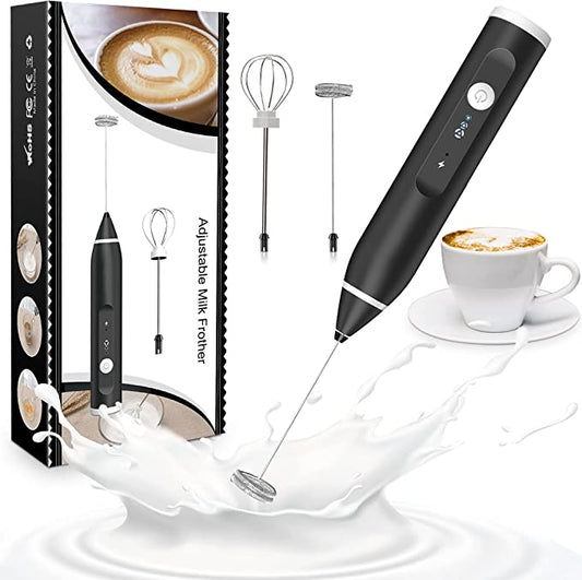 Handheld Electric Milk Frother – USB Rechargeable