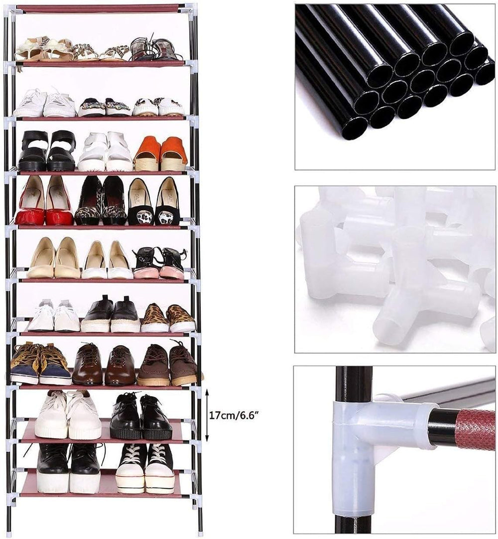 9-Layer Printed Shoes Rack