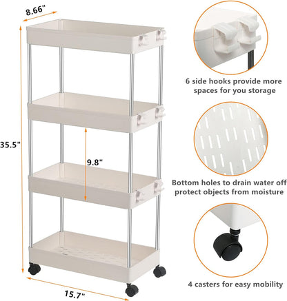 4 Layer Smart Trolly