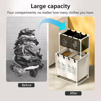 Dirty Clothes Laundry Basket - Random Color