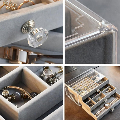 Acrylic 3-Drawer Organizer