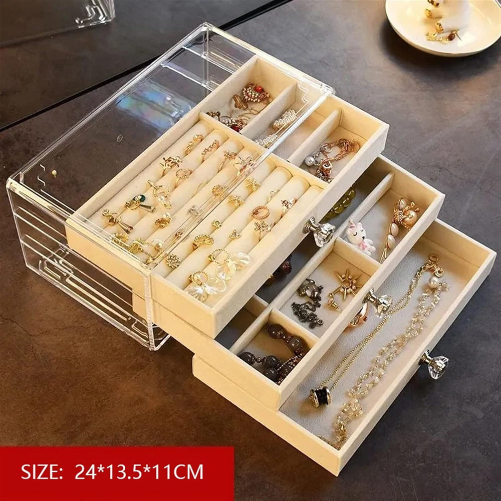Acrylic 3-Drawer Organizer