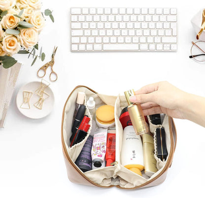 Leather Cosmetic Pouch