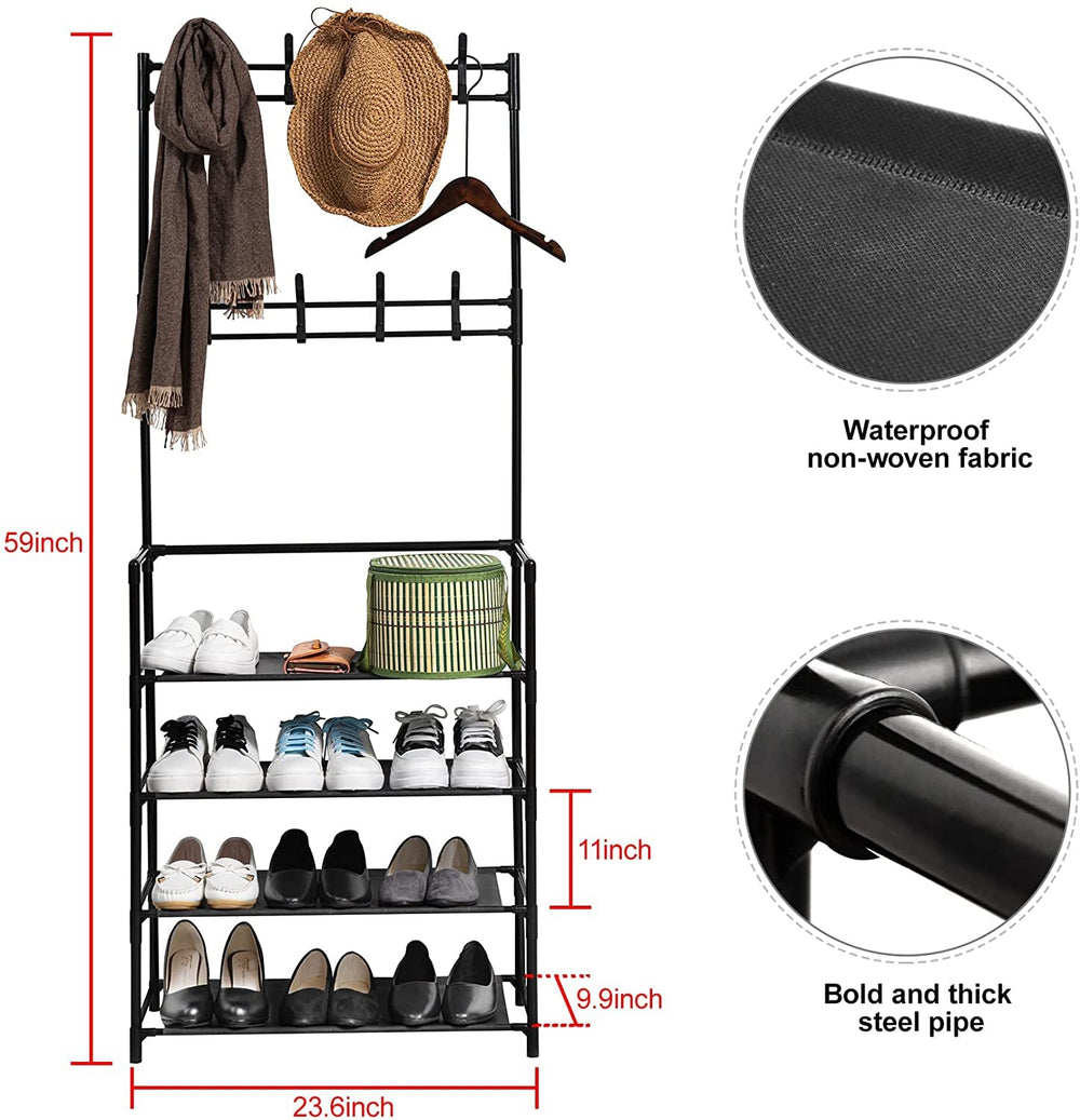 Multifunctional Coat & Shoes Rack